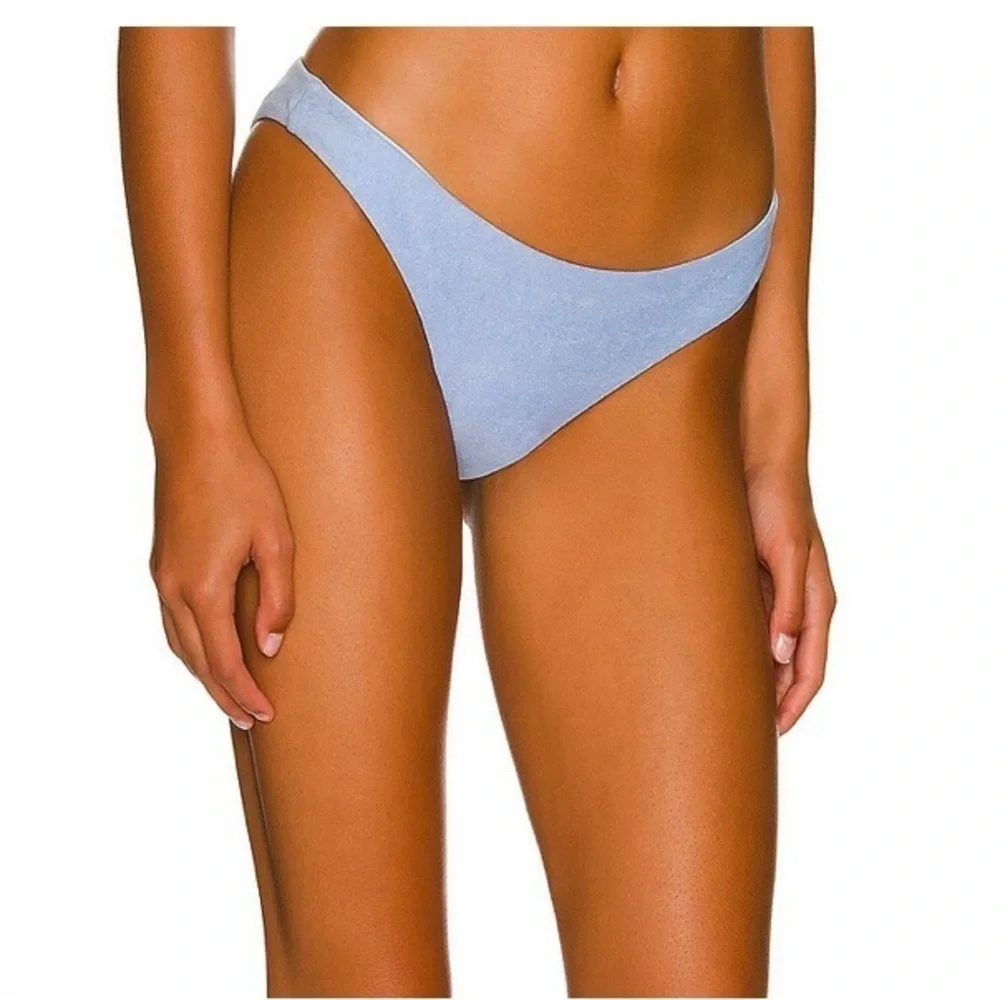 NEW Jade Swim Bikini Bottom Most Wanted Sky Terry Blue M